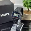 Relógio de Pulso Casio Masculino Feminino Digital Esportivo Alarme Pequeno Quadrado Resina Preto W-59-1VQ - Imagem 7