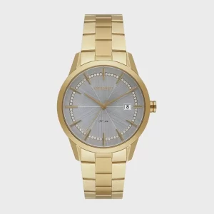 Relógio de Pulso Original Orient Analógico Quartz Aço Feminino FGSS1213