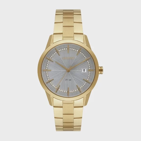 Relógio de Pulso Original Orient Analógico Quartz Aço Feminino FGSS1213