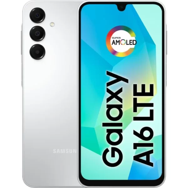 Smartphone Samsung Galaxy A16 128GB + 4GB de RAM Tela 6.7” FHD+ Super AMOLED Câmera de até 50MP - Cinza
