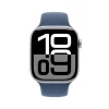 Apple Watch Series 10 gps + Cellular Caixa prateada de alumínio – 46 mm Pulseira esportiva denim – m/g - Imagem 9