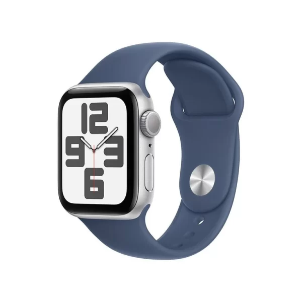 Apple Watch se gps Caixa prateada de alumínio – 40 mm Pulseira esportiva denim – m/g