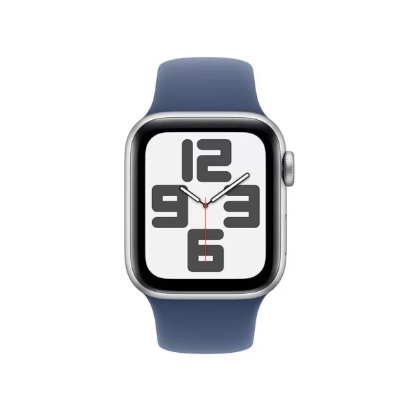 Apple Watch se gps Caixa prateada de alumínio – 40 mm Pulseira esportiva denim – m/g - Imagem 4