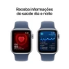 Apple Watch se gps Caixa prateada de alumínio – 40 mm Pulseira esportiva denim – m/g - Imagem 5