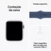 Apple Watch se gps Caixa prateada de alumínio – 40 mm Pulseira esportiva denim – m/g - Imagem 2