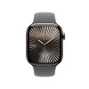 Apple Watch Series 10 gps + Cellular Caixa natural de titânio – 42 mm Pulseira esportiva cinza-pedra – m/g - Imagem 7