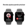 Apple Watch Series 10 gps + Cellular Caixa natural de titânio – 42 mm Pulseira esportiva cinza-pedra – m/g - Imagem 5