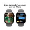 Apple Watch Series 10 gps + Cellular Caixa natural de titânio – 42 mm Pulseira esportiva cinza-pedra – m/g - Imagem 9